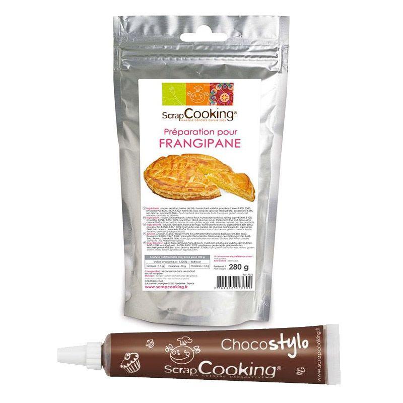 Préparation pour frangipane 280 g + Stylo chocolat Scrapcooking - Mathon
