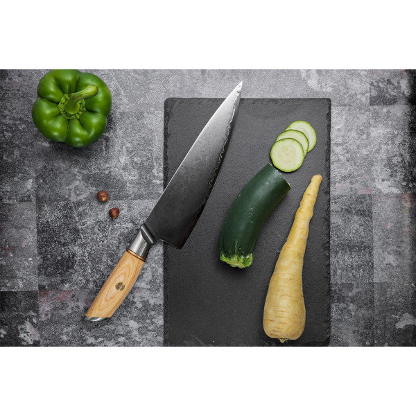 Couteau Fukito Pakka San Mai modèle Chef 21cm Fukito - Mathon - 4