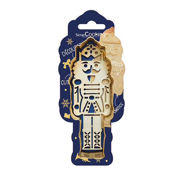 Découpoir + embosseur Casse-Noisette Scrapcooking - Mathon - 2