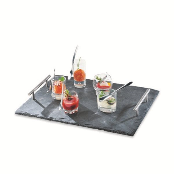 Plateau de service en ardoise Lebrun - Mathon - 4