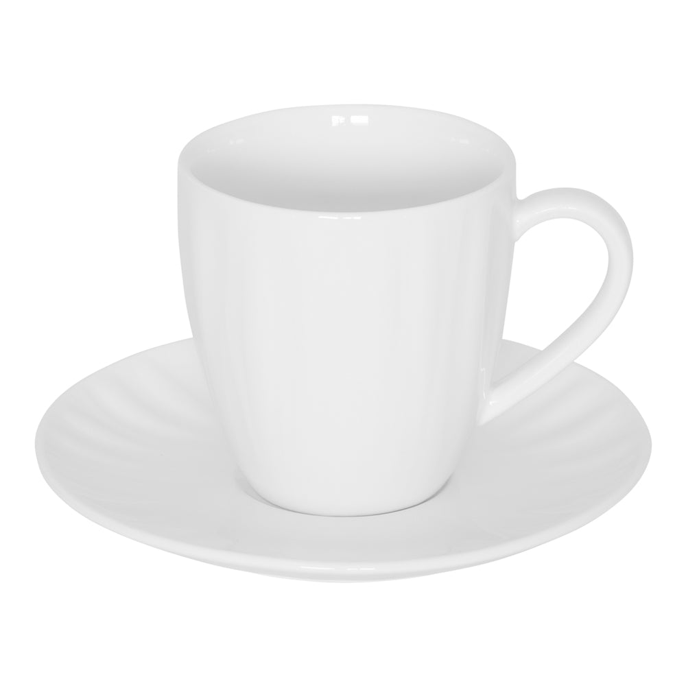 Tasse à thé et sa sous-tasse Emma 20 cl (lot de 6) Table passion - Mathon - 1
