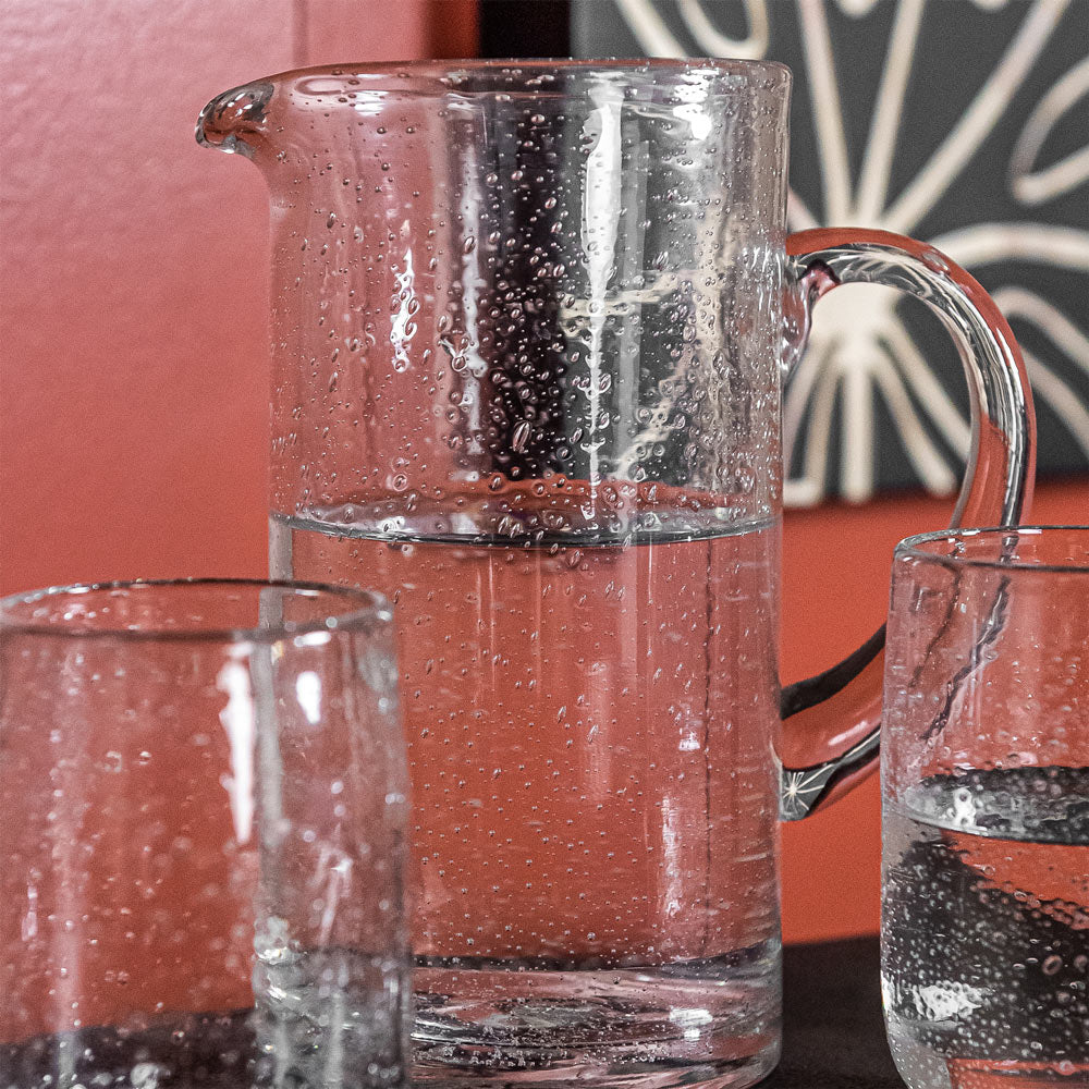 Pichet Perla Bullé 1,1 l transparente Table passion - Mathon - 2