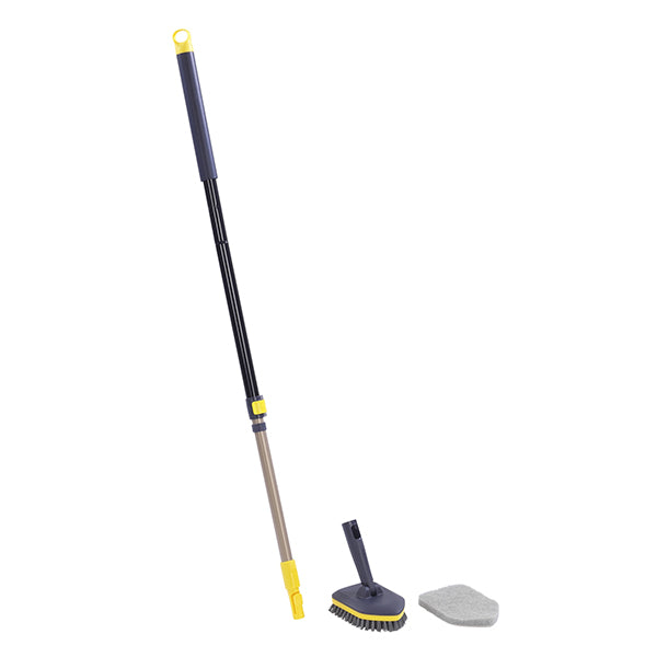 Brosse téléscopique 2 en 1 pour usage intérieur et extérieur Wenko by Maximex - Mathon - 1