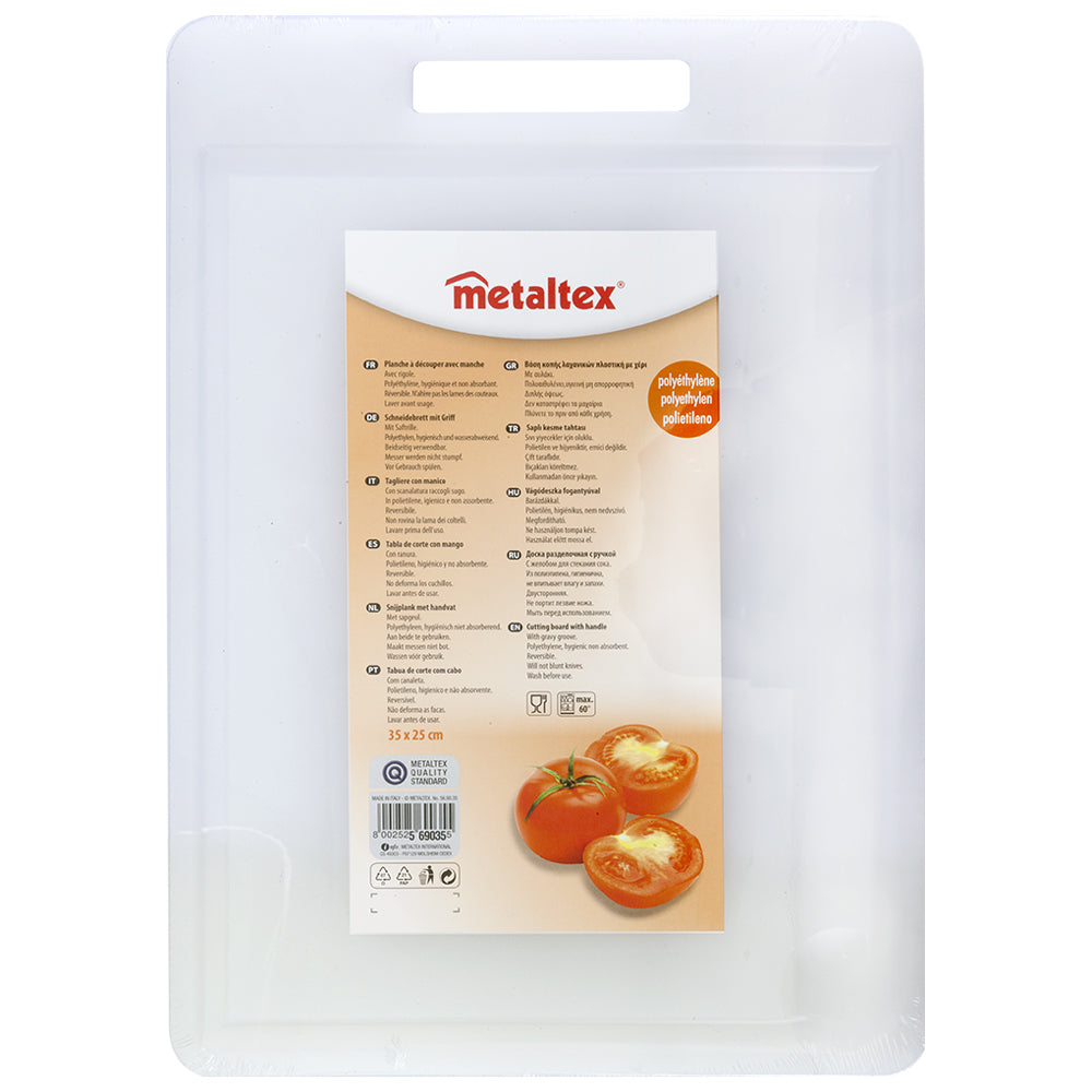 Planche à découper avec rigole 25 x 35 cm - Mathon - 2