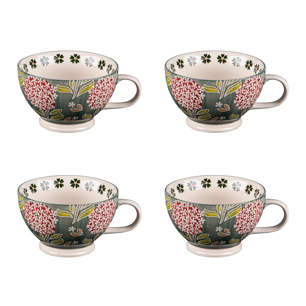 Coffret de 4 déjeuners 15 cm Cottage Table passion - Mathon - 1