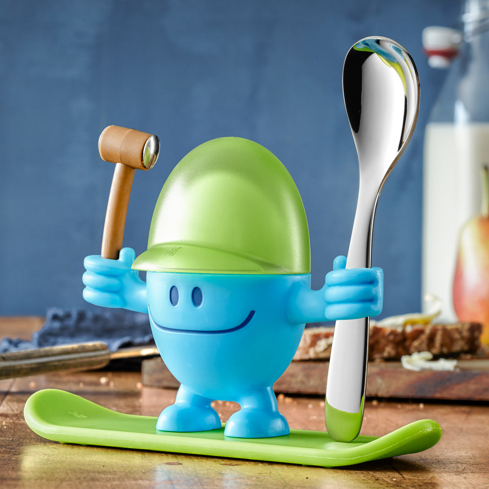 Coquetier Mc Egg avec cuillère bleu WMF - Mathon - 3