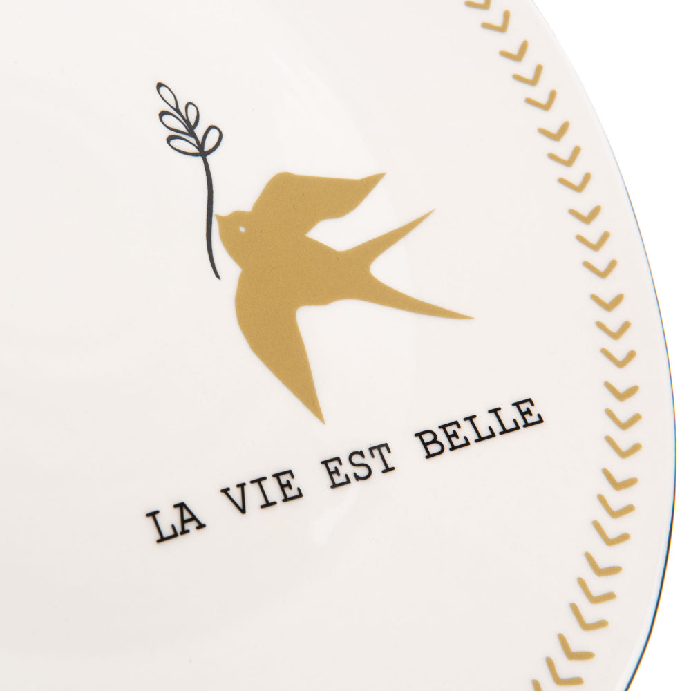 Assiette de présentation carpe diem (lot de 2) Amadeus - Mathon - 2