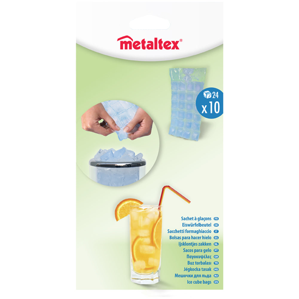 10 sacs à glaçons jetables Metaltex - Mathon - 2