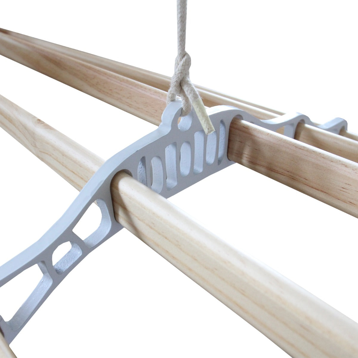 Etendoir à Linge Suspendu  - Blanc- 2.4m Kukoo - Mathon - 2