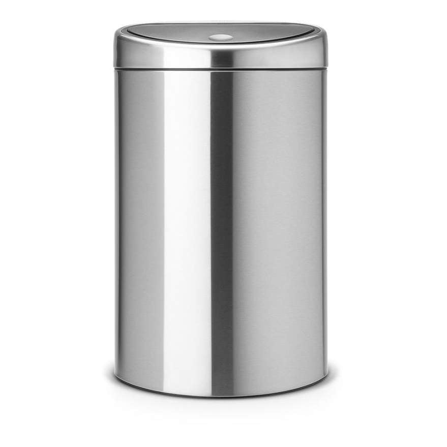 Touch Bin New Recycle 10 l + 23 l Matt Steel Brabantia - Mathon - 1
