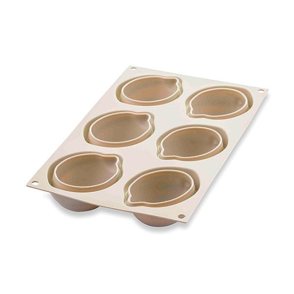 Moule silicone 6 mini gâteaux Delizia al limone Silikomart - Mathon - 2