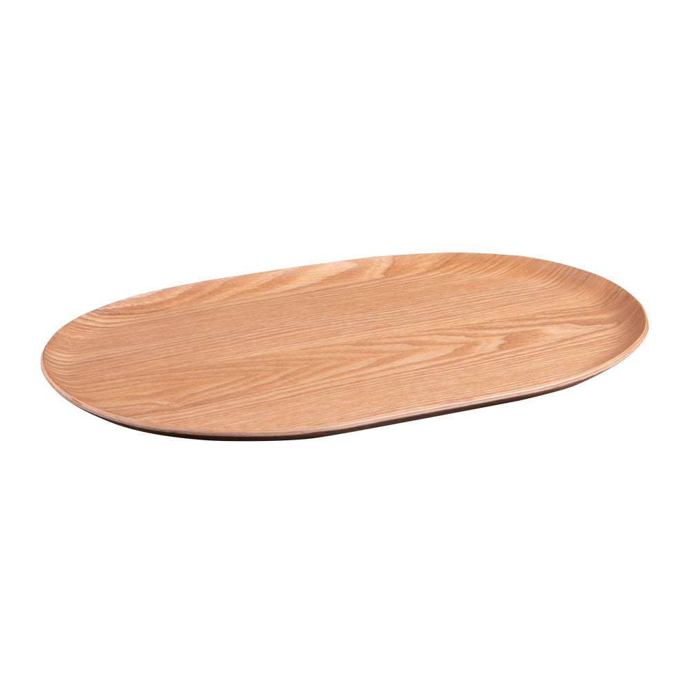Plateau ovale bois naturel 40x25 cm Table passion - Mathon - 2