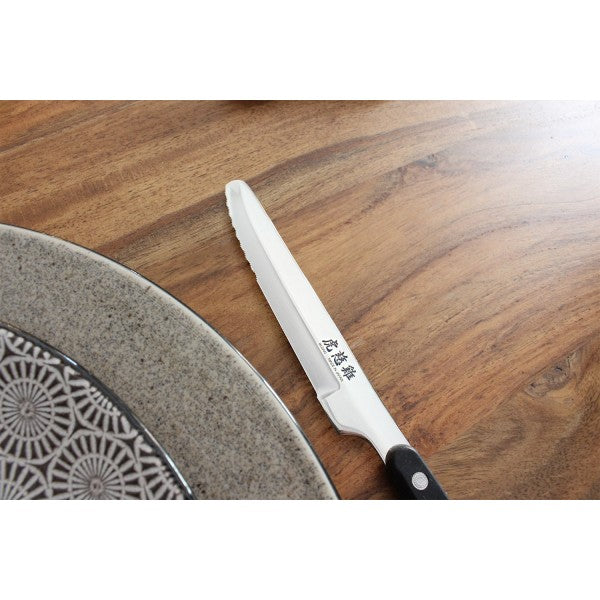Set Wusaki Japan 4 couteaux à steak lames semi-dentelées 10.5cm Wusaki - Mathon - 3