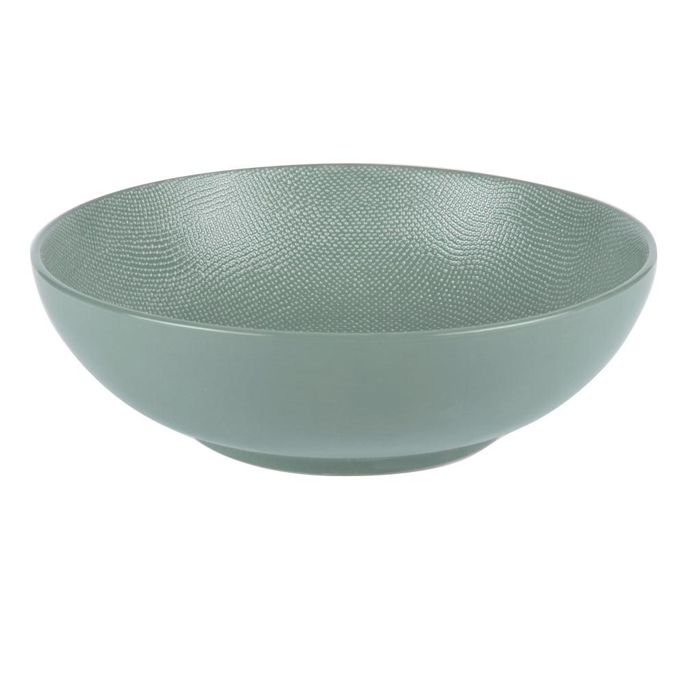 Saladier Vésuvio bleu 24 cm Table passion - Mathon