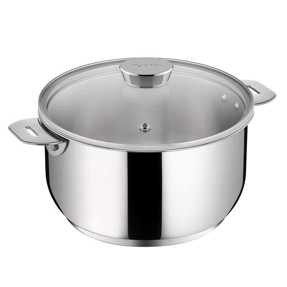 Casserole Salvaspazio+ 20 cm en acier inoxydable Lagostina - Mathon