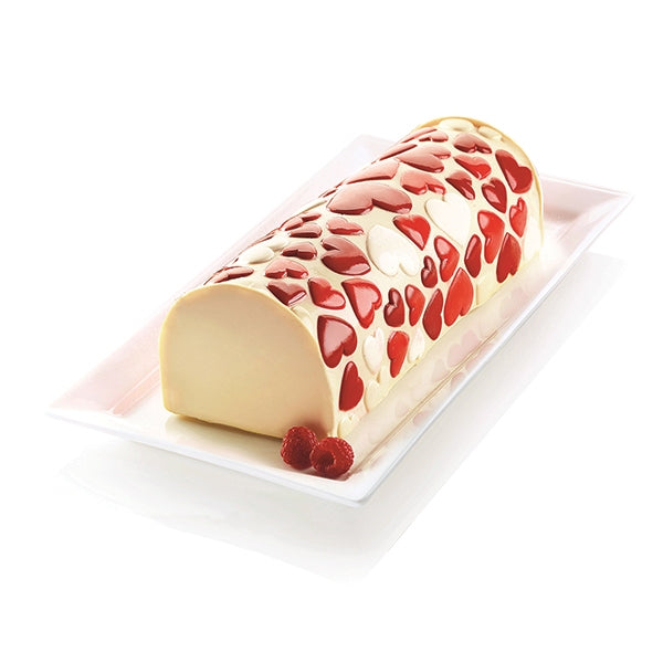Kit moule bûche et tapis silicone Magic Love Silikomart - Mathon - 1