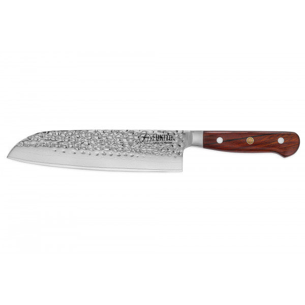 Couteau Fukito Rosewood Damas modèle santoku 18cm Fukito - Mathon - 1