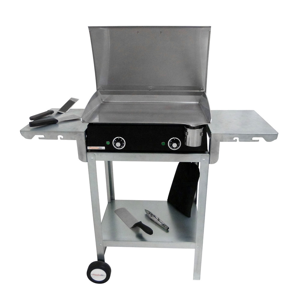 Pack plancha électrique  Lux 600 Carbon - Chariot Odéon 601 Planchaelec - Mathon - 2