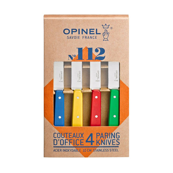 Coffret de 4 couteaux d’office N°112, 4 couleurs Classiques Opinel - Mathon - 2