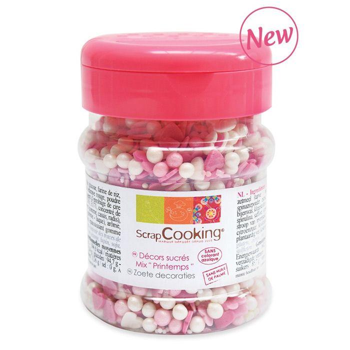Décors sucrés Printemps 120 g Scrapcooking - Mathon
