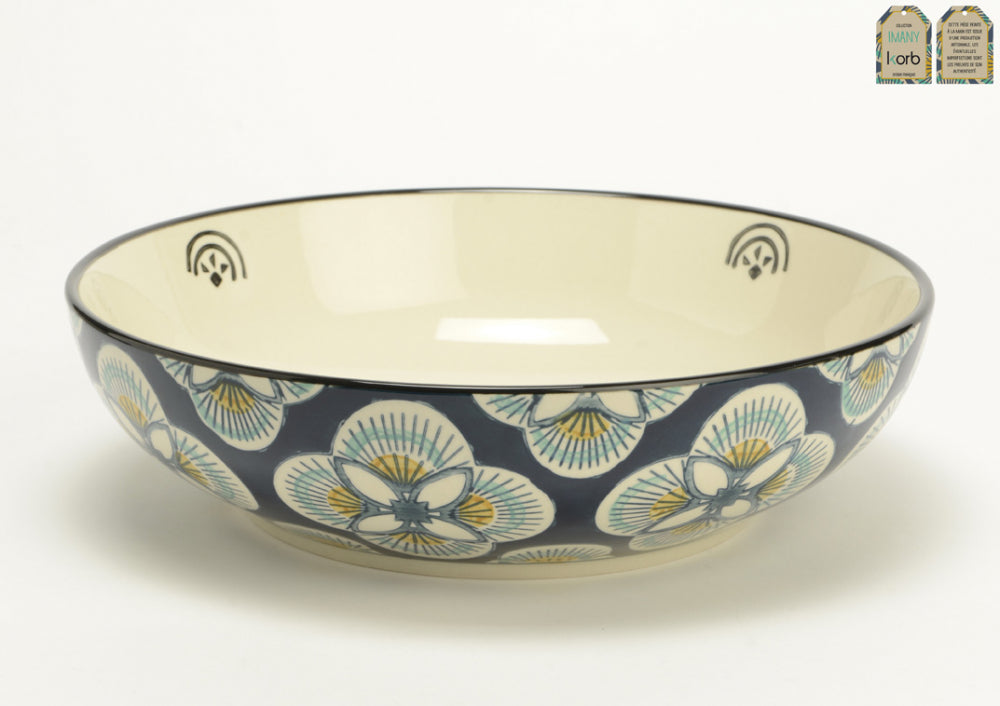 Saladier Imany 28 cm en grès Amadeus - Mathon - 1