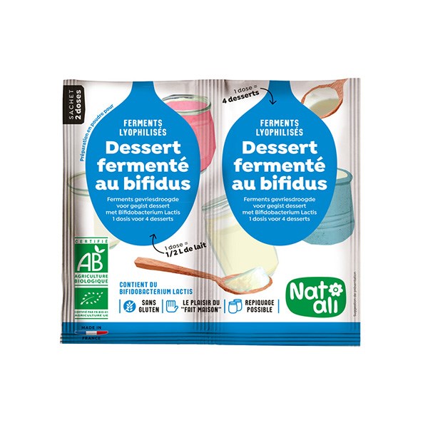 Préparation pour dessert fermenté au Bifidus Nat-ali - Mathon