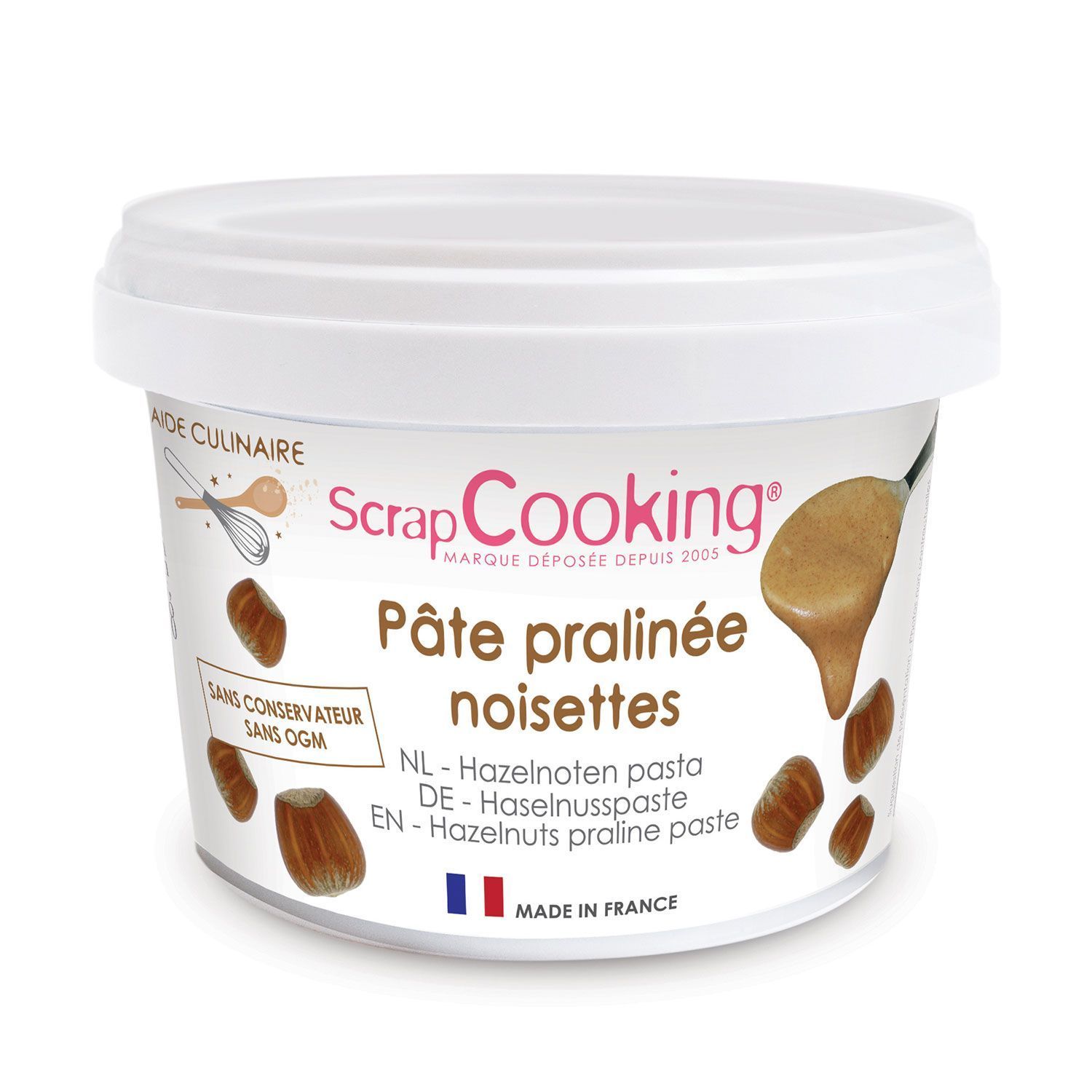 Pâte de noisettes 800 g Scrapcooking - Mathon