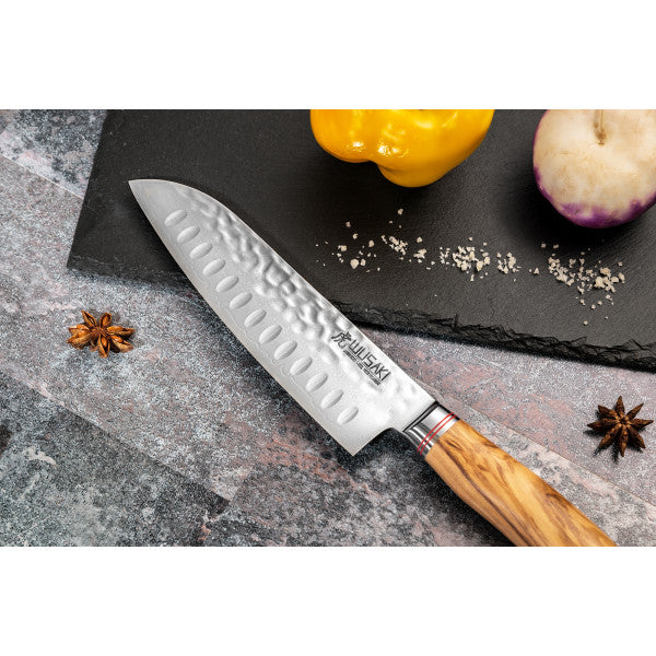 2 couteaux de cuisine Wusaki Damas 10Cr en coffret élégant noir Wusaki - Mathon - 6