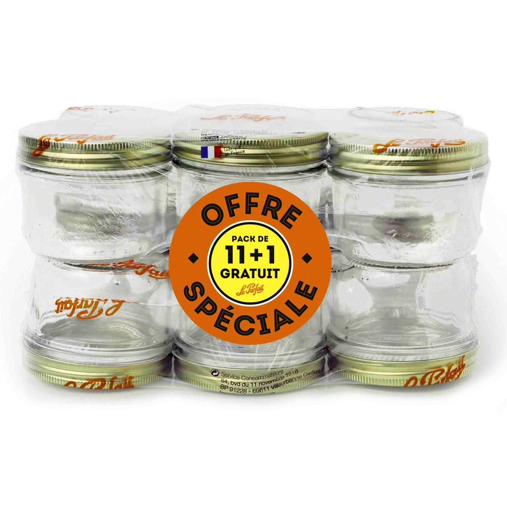 Pack de 12 terrines 200g dont 1 gratuite Le Parfait www.mathon.fr
