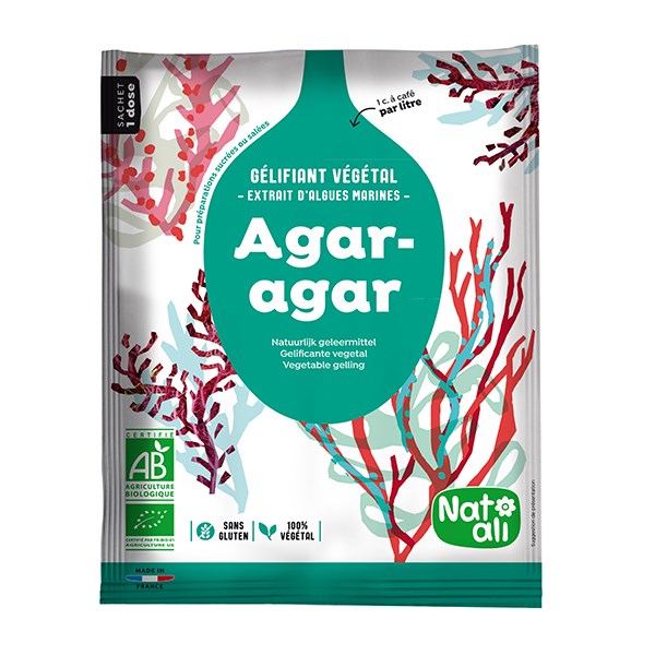 Agar-Agar 50 g bio Nat-ali - Mathon