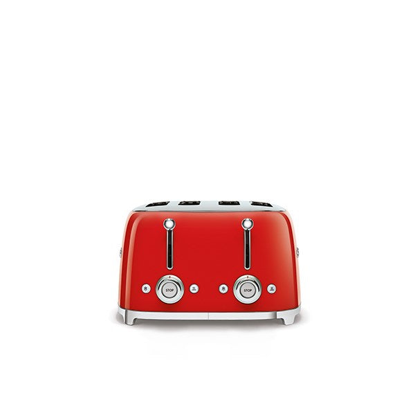 Toaster 4 fentes rouge 2000 W TSF03RDEU Smeg - Mathon - 2