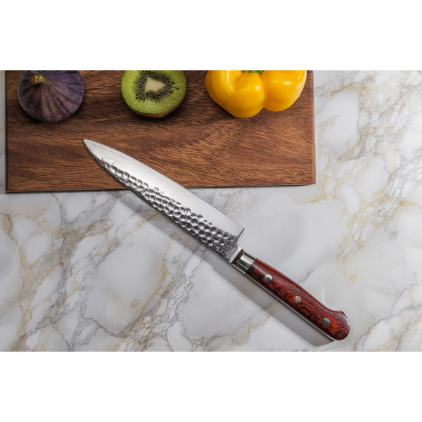 Couteau Fukito Rosewood Damas modèle universel 15cm Fukito - Mathon - 4