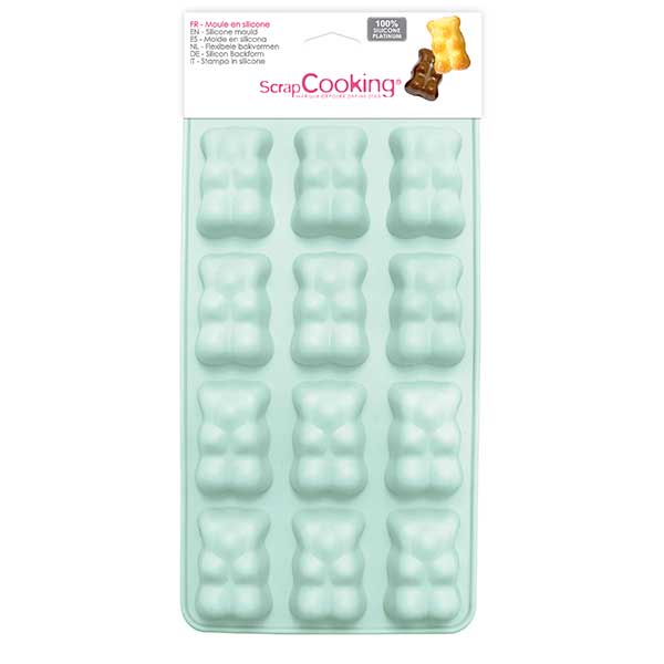 Moule 12 oursons guimauve Scrapcooking - Mathon - 1