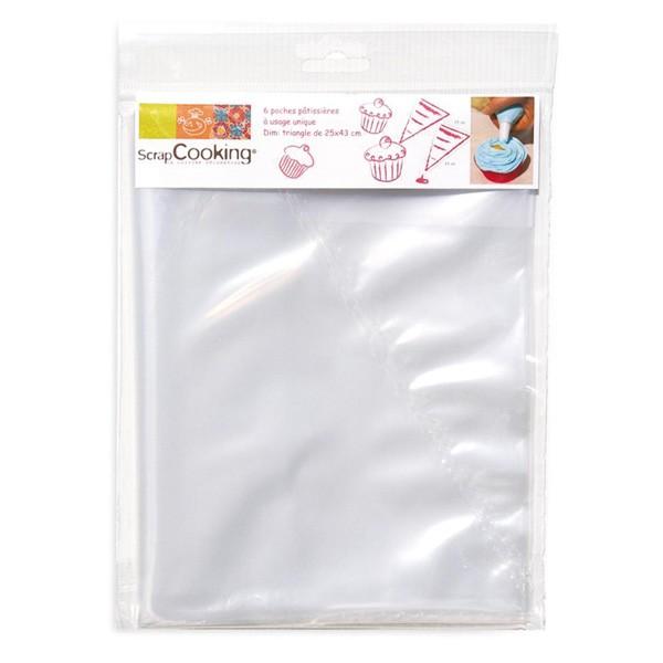 Poches à douilles jetables Scrapcooking - Mathon