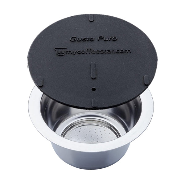 Capsule rechargeable compatible machine à café Dolce Gusto avec couvercle et doseur - Mathon - 3