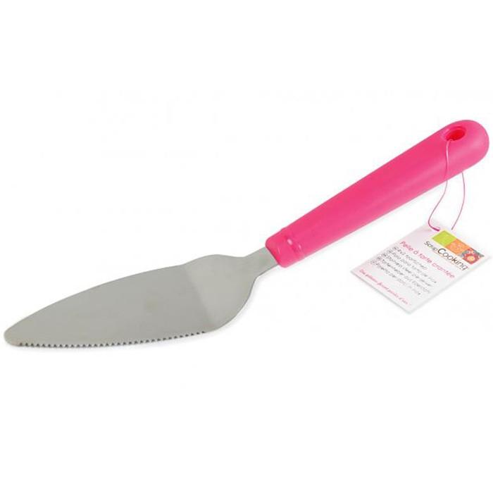 Pelle à tarte crantée en inox Scrapcooking - Mathon