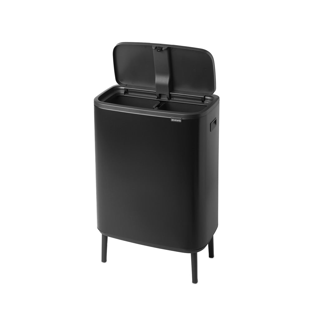 Touch Bin sur pieds 1x30 l noir mat Code O Brabantia - Mathon - 2