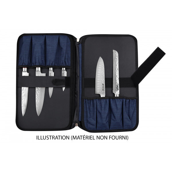 Mallette pour couteaux Wusaki vide 21 places en polyester Wusaki - Mathon - 3