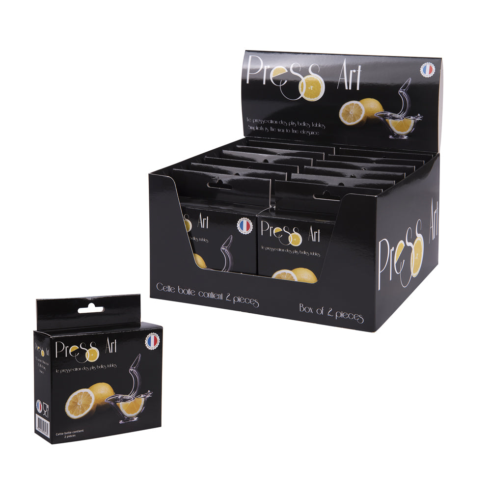 Boite de 2 presse citron de table Press