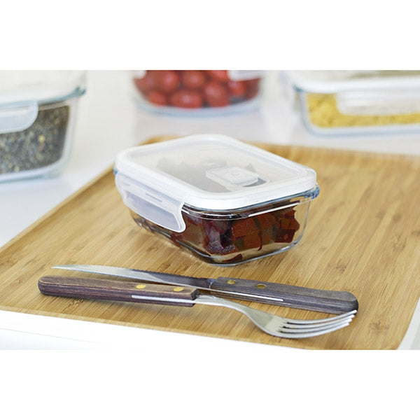 Boîte rectangulaire en verre 400 ml Pebbly - Mathon - 2