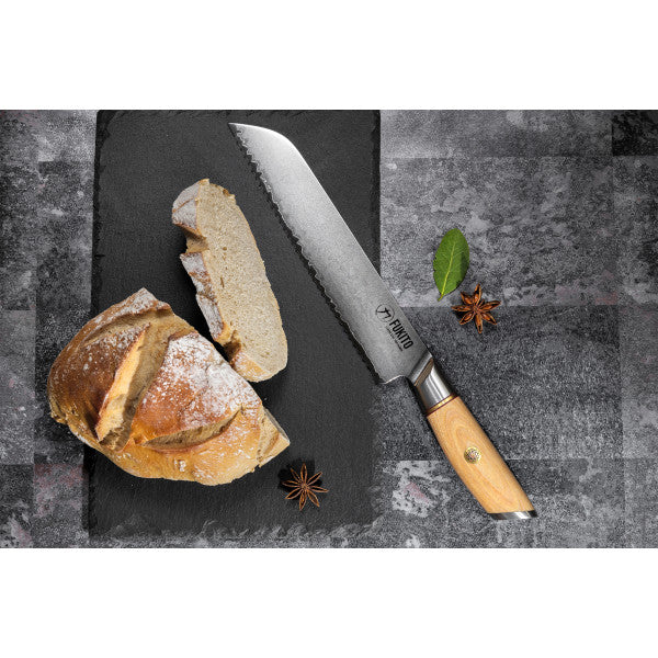 Couteau Fukito Pakka San Mai modèle Pain 21cm Fukito - Mathon - 4