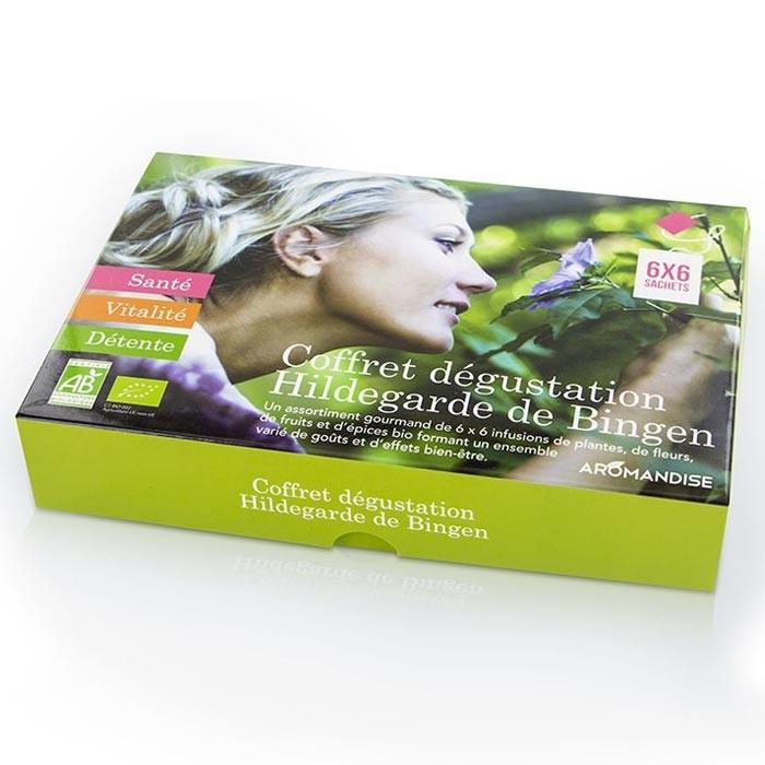 Coffret Découverte Tisanes Hildegarde de Bingen 36 sachets Aromandise - Mathon