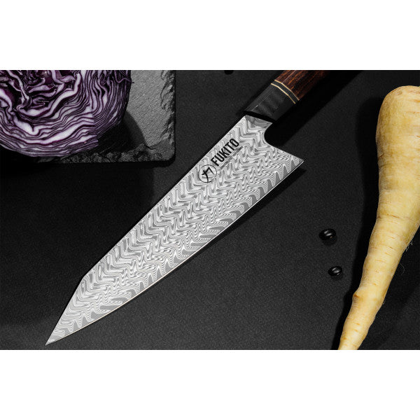 Couteau Fukito Desert Damas modèle chef kiritsuke 21cm Fukito - Mathon - 3