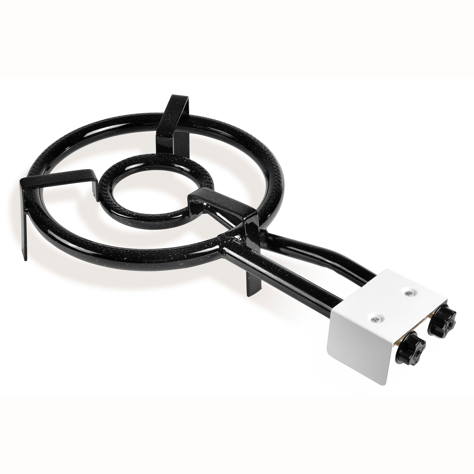 Brûleur à Gaz, Double Anneau à Paella 35cm pour  Poêles à Paella de 24 à 50 cm Ø  Noir MOD350 Briebe - Mathon - 1