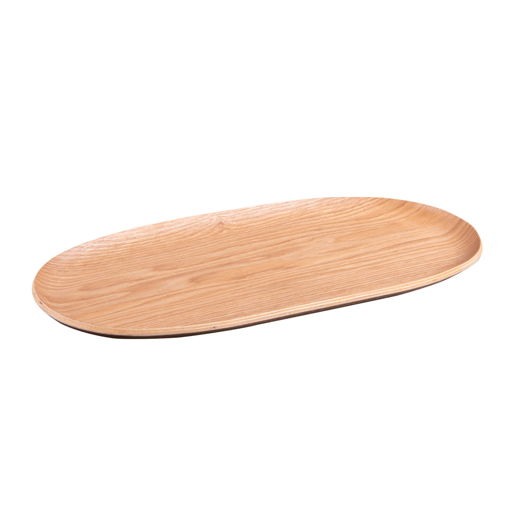 Plateau ovale bois naturel 31x15 cm Table passion - Mathon - 2