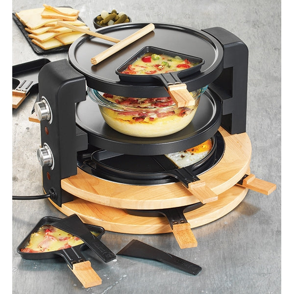 Raclette ronde multifonction 10 poêlons 1500 W Kitchen Chef Professional - Mathon - 3
