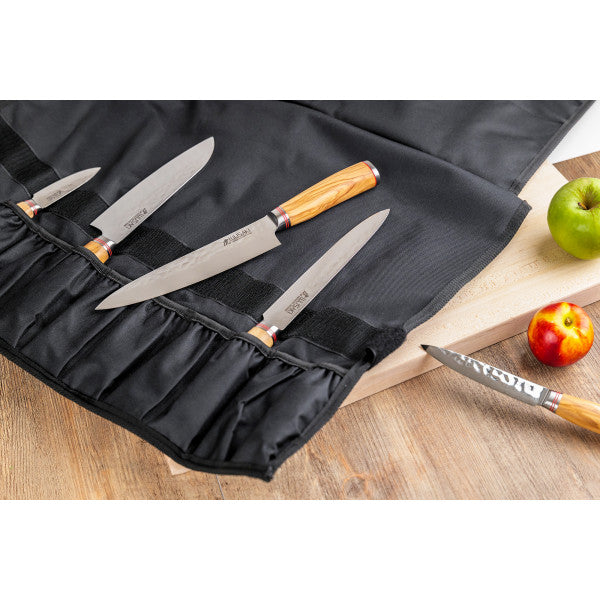 Trousse de chef 5 couteaux de cuisine Wusaki Damas VG10 Wusaki - Mathon - 4