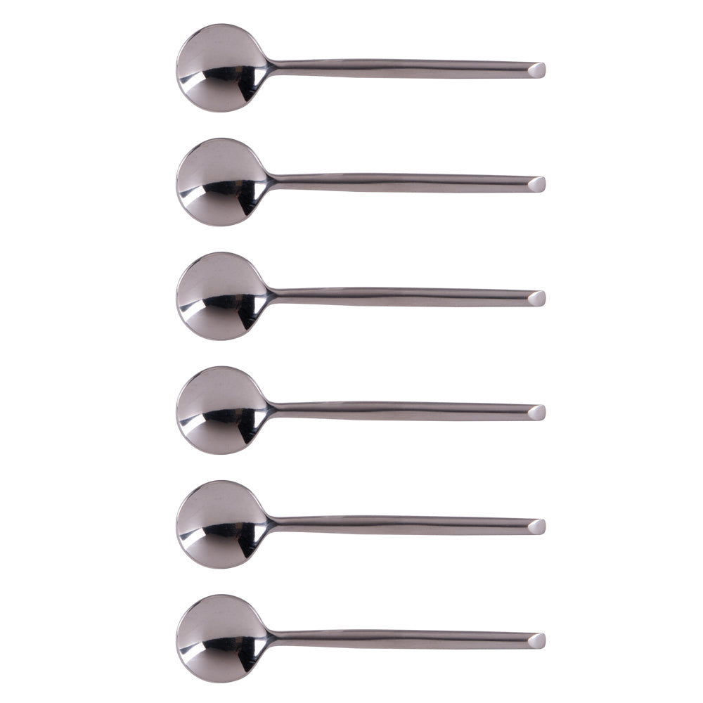 Coffret de 6 cuillères moka Elite 11 cm Table passion - Mathon