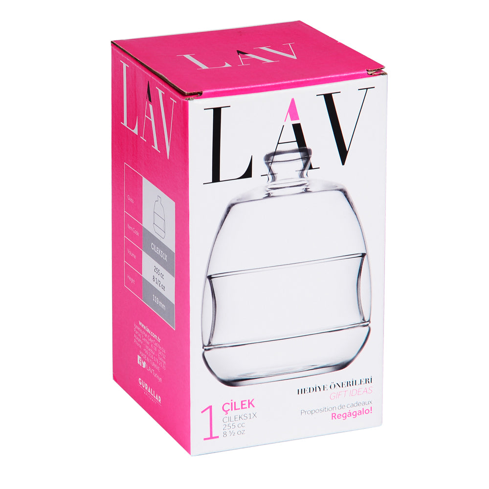 Bonbonnière 25,5 cl en verre LAV - Mathon - 2