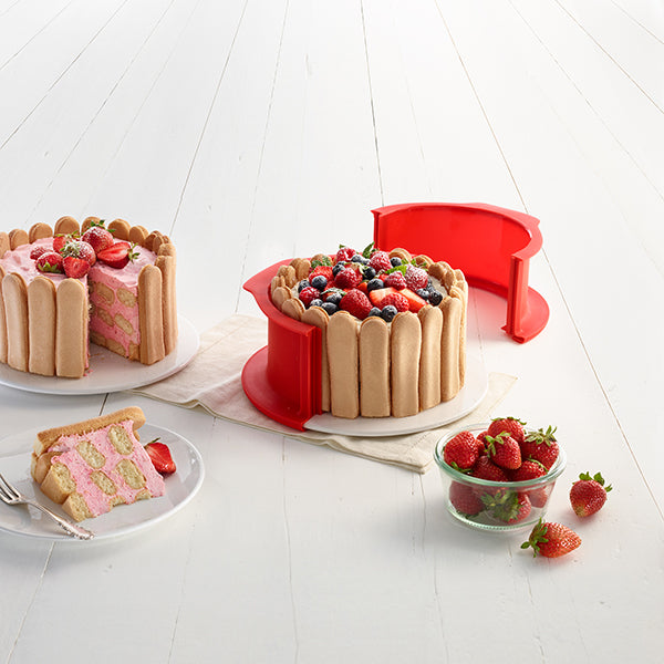 Moule à charlotte démontable en silicone Lékué - Mathon - 3